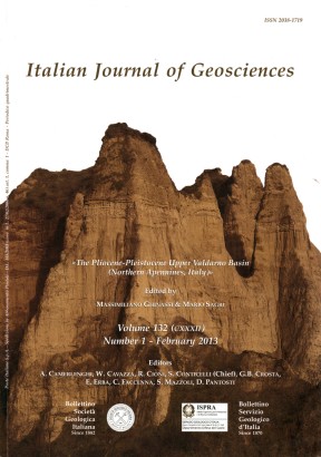 Italian Journal of Geosciences-Bollettino della Società Geologica Italiana. Vol. 132 n. 1 (2013)