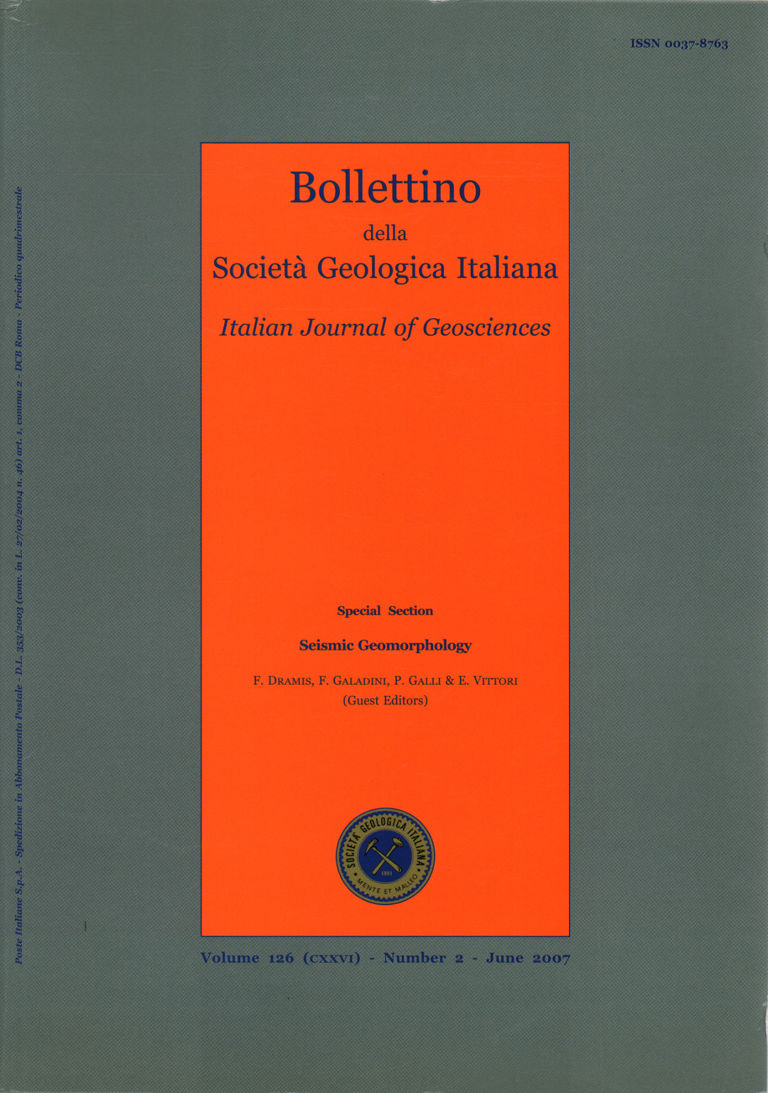 Bulletin der Gesellschaft der Geologischen Italiana-Italien, s.zu.