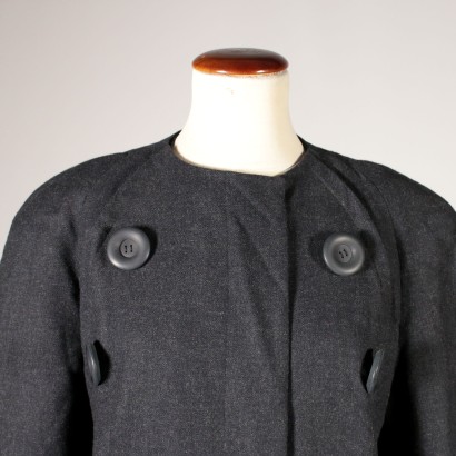 Coat Wool Milan Italy 1950s-1960s