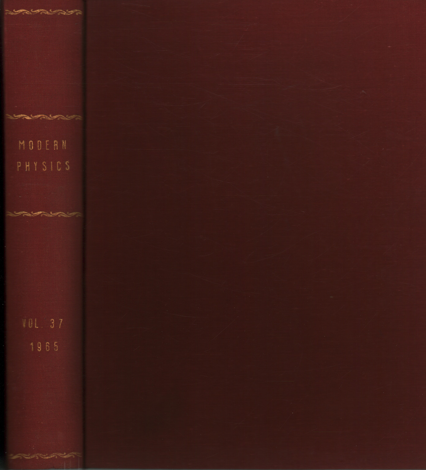 Comentarios de la Física Moderna, 1965. Volumen 37, 1-4 , s.una.