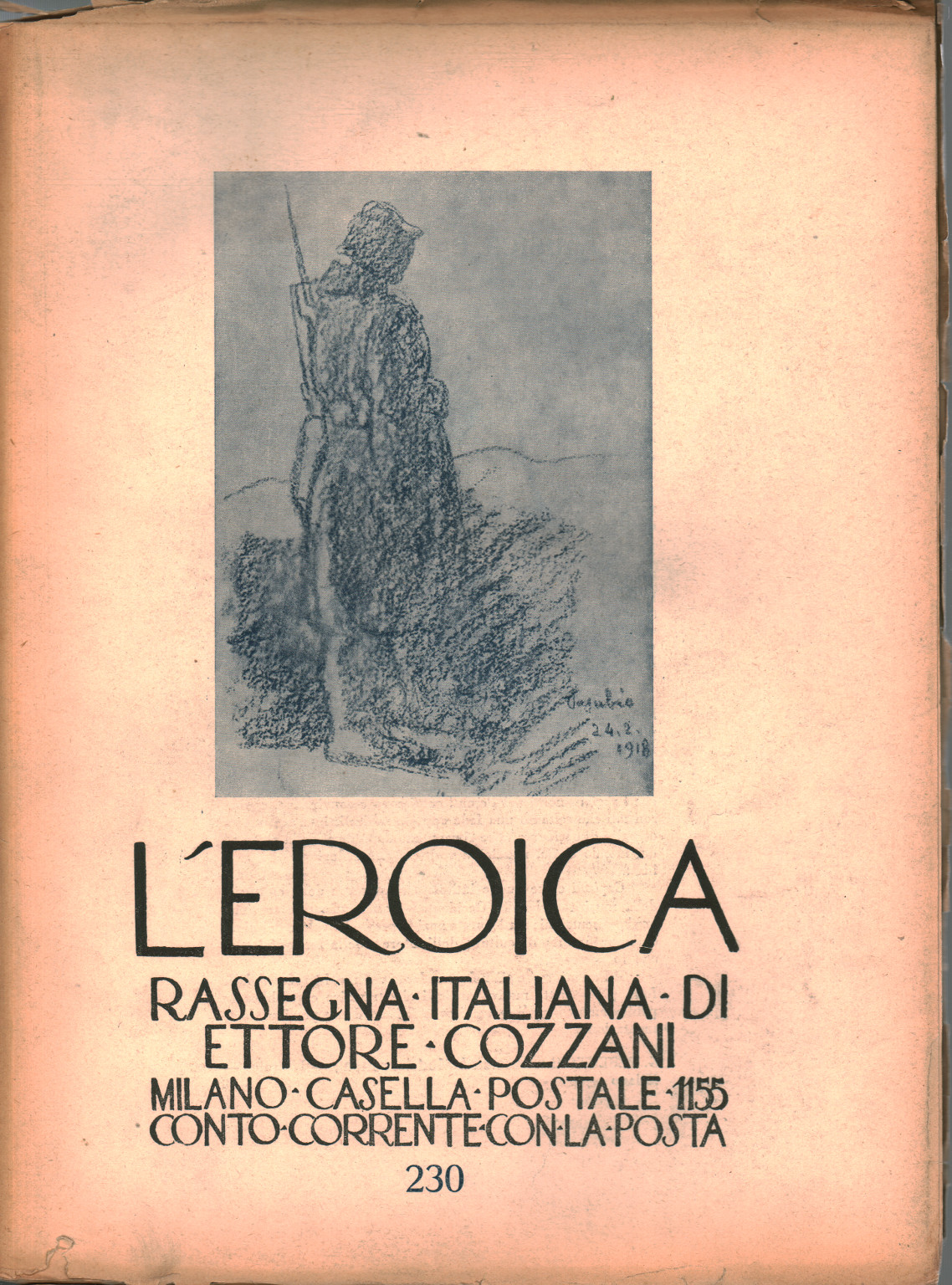 L'héroïque. Rassegna italiana di Ettore Cozzani. Ann, s.un.