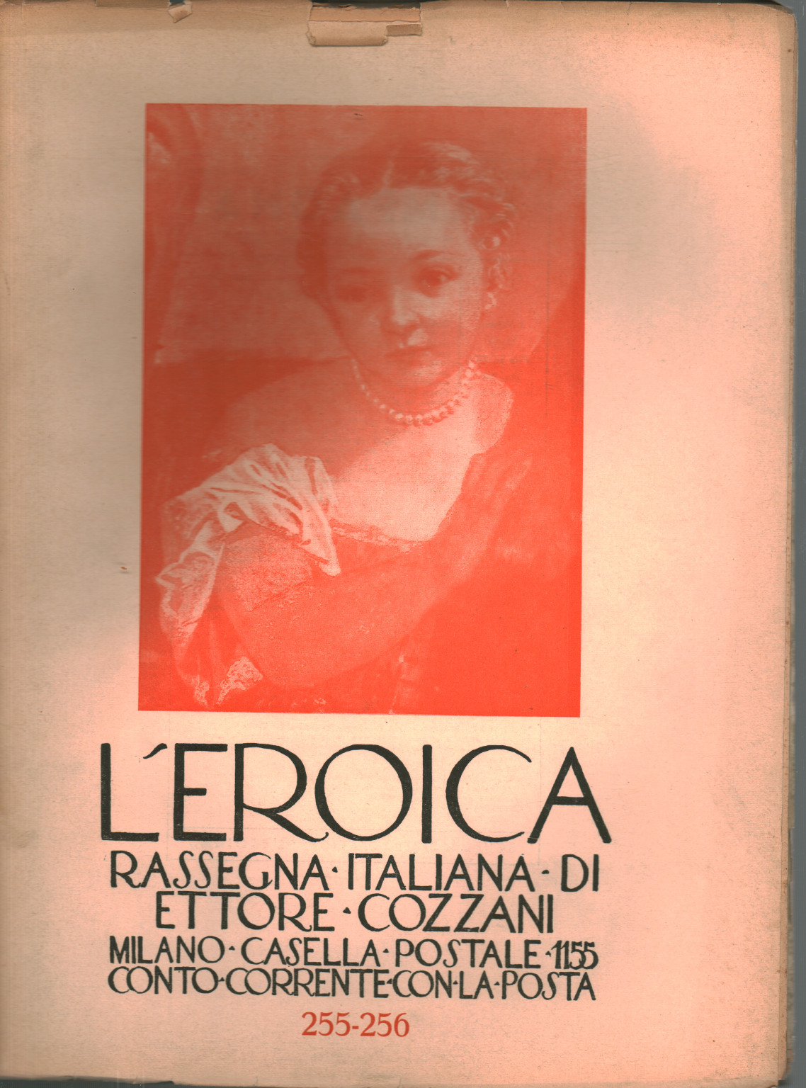 La heroica. Reseña italiana di Ettore Cozzani. Ann, s.una.