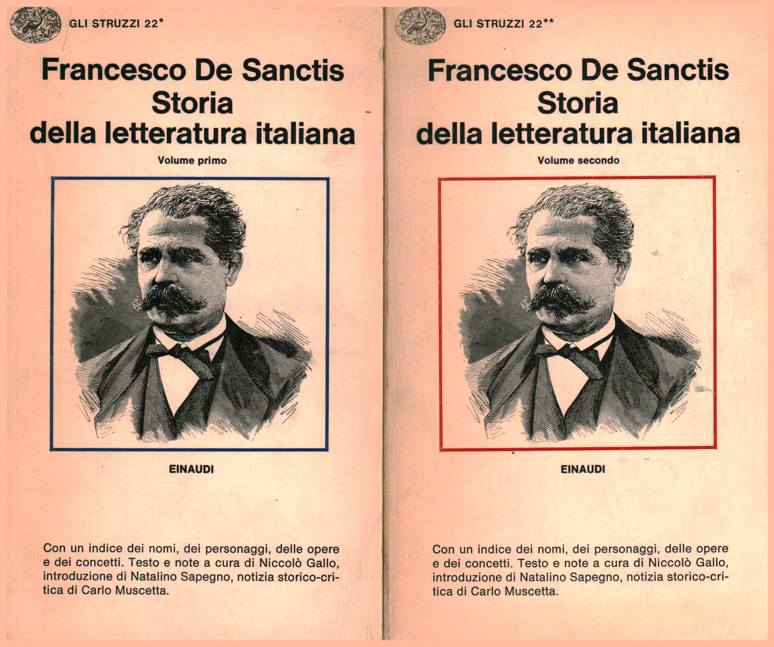 History of Italian literature (2 volumes), s.a.