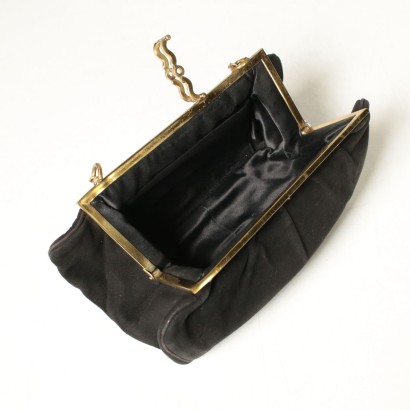 Vintage Suede Leather Clutch Bag