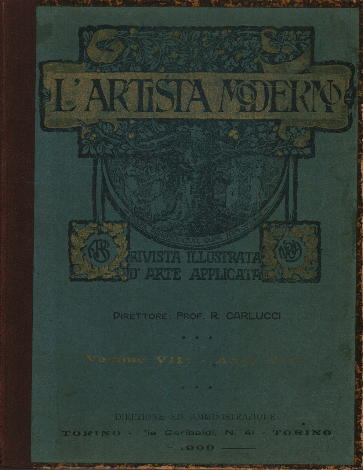 Der moderne Künstler Band VIII Jahrgang VIII 1909, s.a.