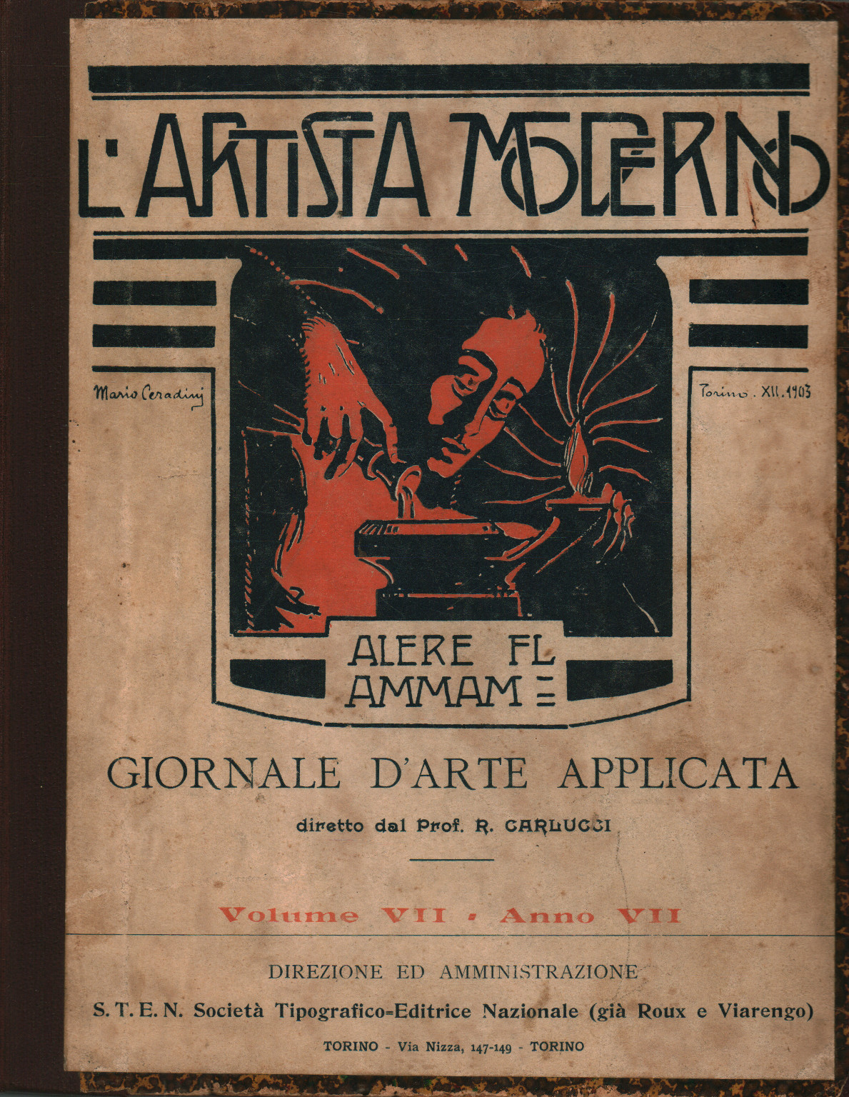 L modern artist Vol. VII, Year VII, 1908, s.a.