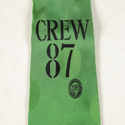 Cravate Vintage "Crew 87" Gianfranco Ferré Soie Italie Vers 1980