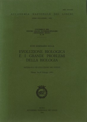 XVIII seminario sulla evoluzione biologica e i grandi problemi della biologia