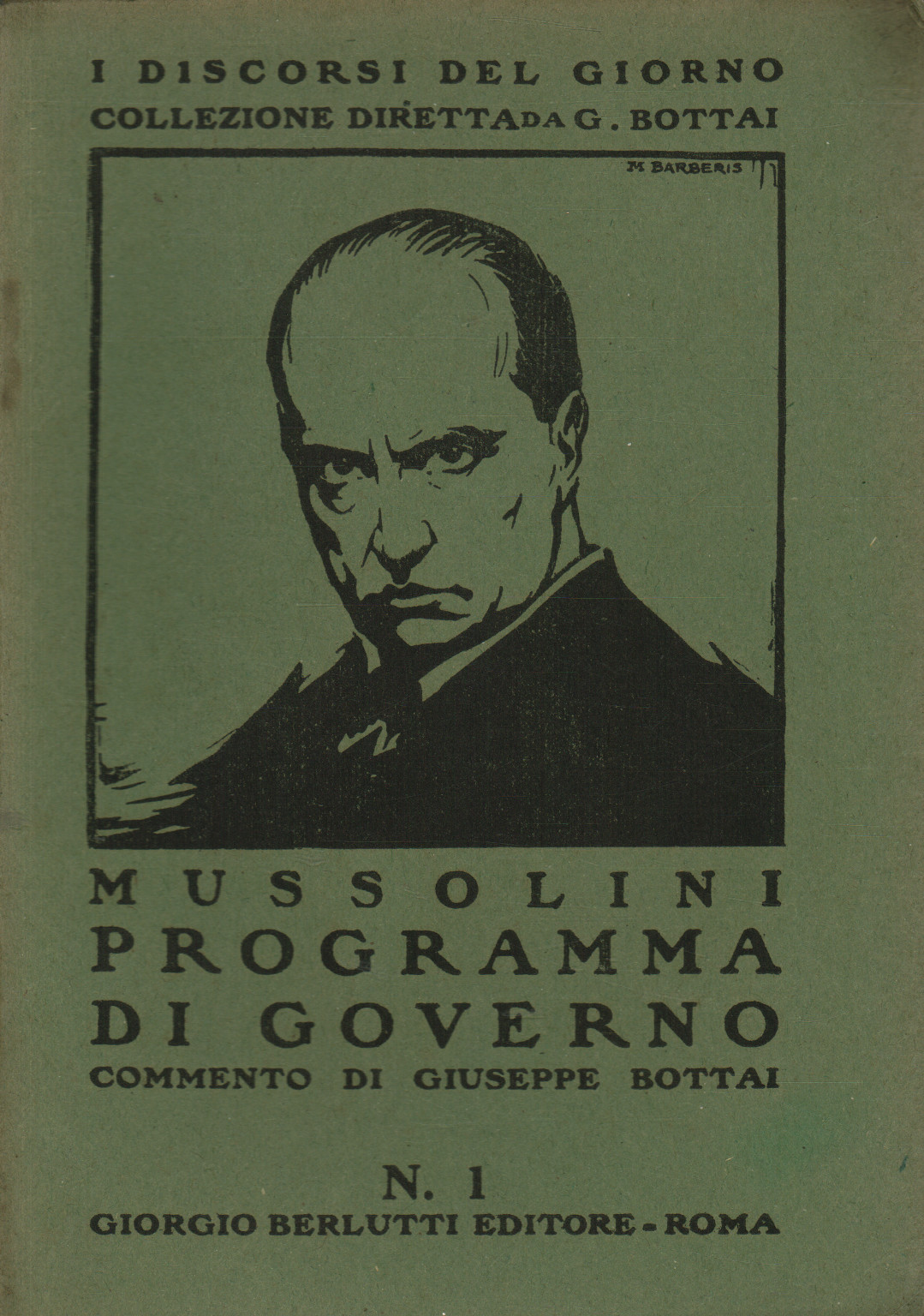 Programme du gouvernement Mussolini, Giuseppe Bottai