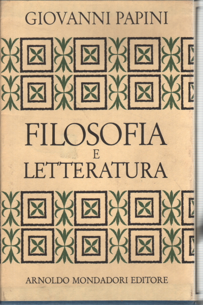 La philosophie et la littérature, Giovanni Papini