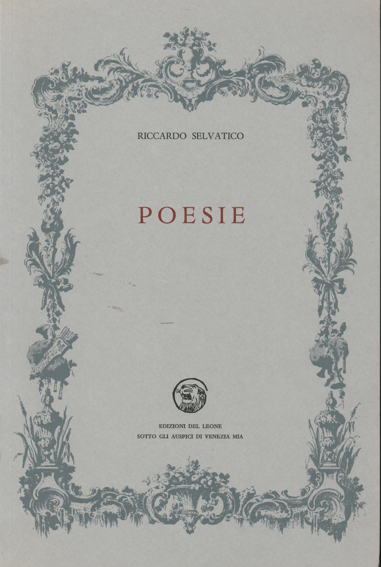 Poems, Riccardo Selvatico