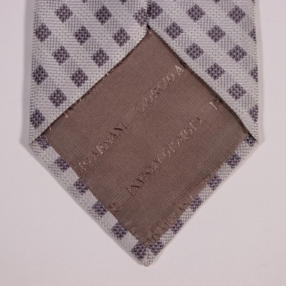 Armani Plaid Tie Milan Italy