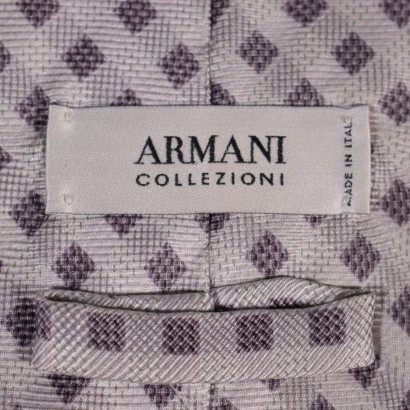 Armani Plaid Tie Milan Italy