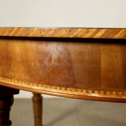 Lombard-Venetian Extensible Table Walnut Italy 19th Century