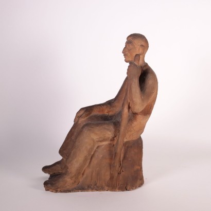 Sculpture Terre Cuite Italie Années 1930