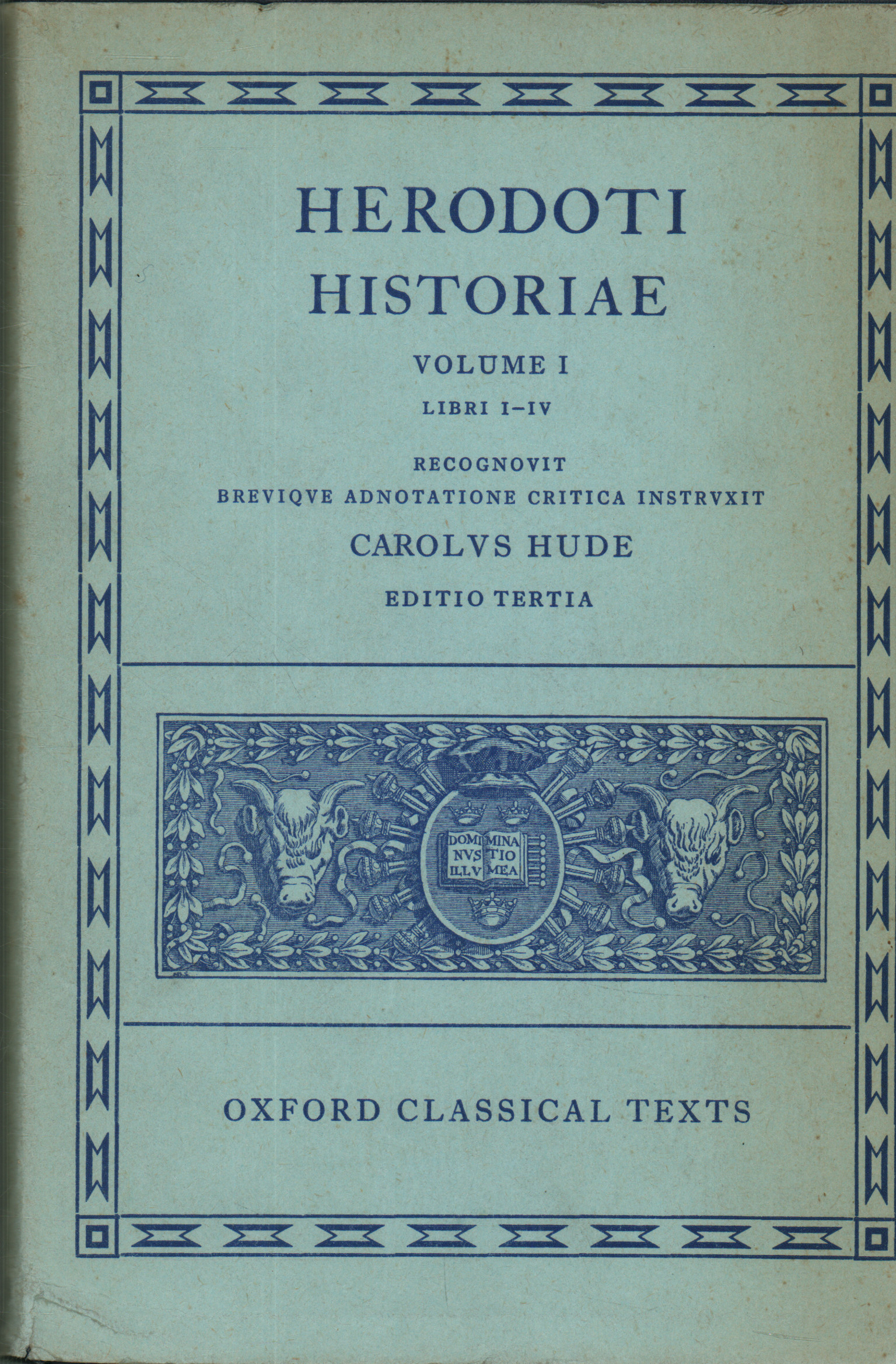 Historiae. Volume I. Books I-IV, Herodoti