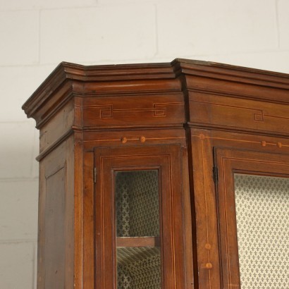 antiquariato, credenza, antiquariato credenza, credenza antica, credenza antica italiana, credenza di antiquariato, credenza neoclassica, credenza del 800,Credenza a Due Corpi Friulana Neoclassic