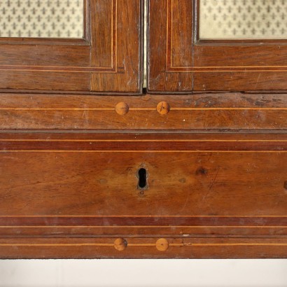 antiquariato, credenza, antiquariato credenza, credenza antica, credenza antica italiana, credenza di antiquariato, credenza neoclassica, credenza del 800,Credenza a Due Corpi Friulana Neoclassic