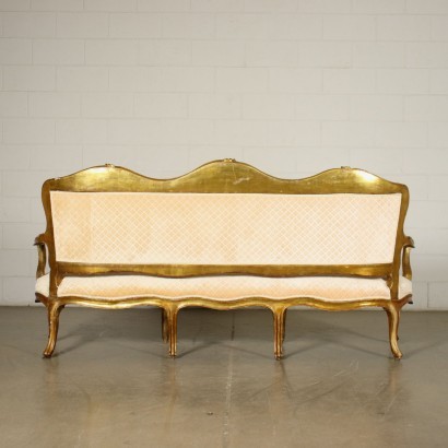 Pair Of Sofas Barocchetto Naples Italy First Half '700