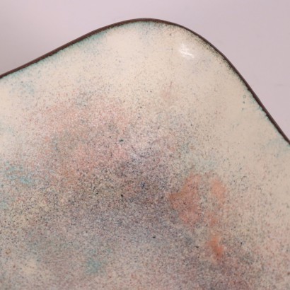 Tray by Paolo De Poli Copper Enamel Italy 1950s