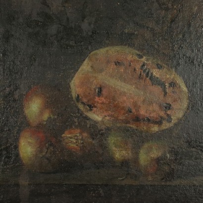 Nature Morte Huile sur Toile Italie XVIII Siècle