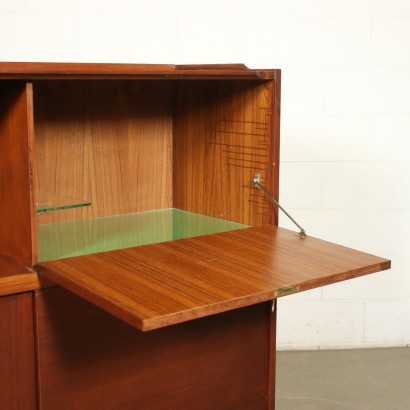 Highboard Teak Veneer Italy 1960s