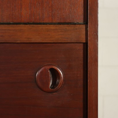 Highboard Teak Veneer Italy 1960s