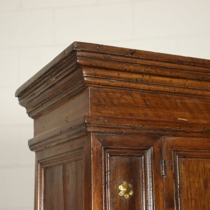 Emilian Baroque Cupboard Walnut Poplar Italy 18th Century