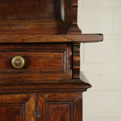 Emilian Baroque Cupboard Walnut Poplar Italy 18th Century