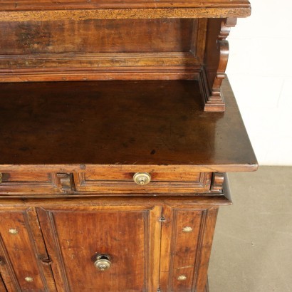 Emilian Baroque Cupboard Walnut Poplar Italy 18th Century