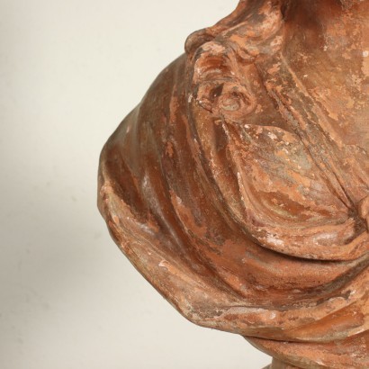 arte, arte italiano, pintura italiana antigua, busto de terracota de Madame du Barry