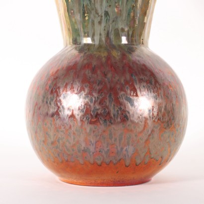 Ceramic Vase V. Mazzotti Albisola Manufacture Italy 20th Century