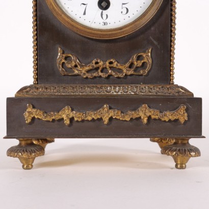 Napoleon III Table Clock Gilded Bronze France 19th Century