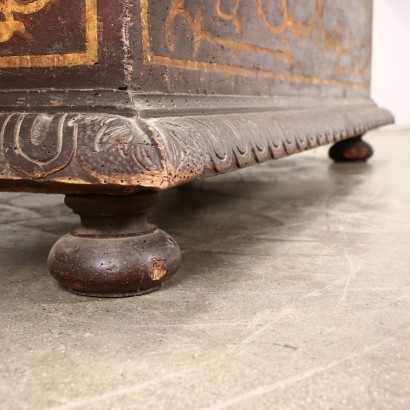 Piedmontese Chest Walnut Italy 18th Century