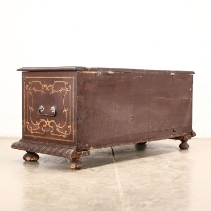 Piedmontese Chest Walnut Italy 18th Century