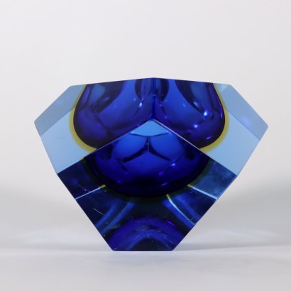 Submerged Glass By Flavio Poli Italy 1960s Murano Manufacture