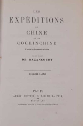 Les expéditions de Chine et de Co