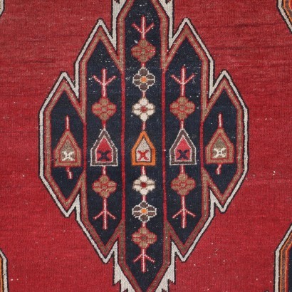 Tapis Mazlagan Laine Coton Perse Années 60-70