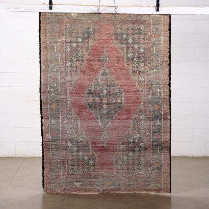 Tapis Mazlagan Laine Coton Perse Années 60-70