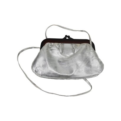 Vintage Silver Bag Italy 1980s