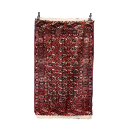 Tapis Boukhara Ancien en Laine Noeud Fin Turkmenistan 152x90 cm