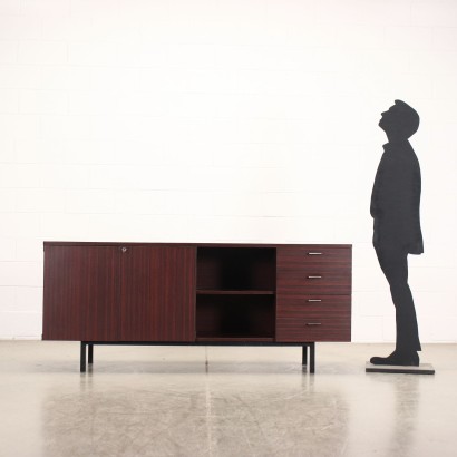 Buffet Laminé Métal Italie Années 1960