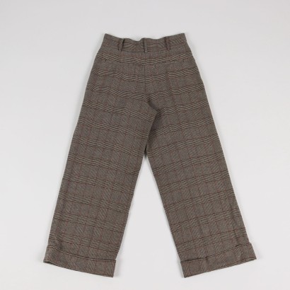 Pantalon Tartan Max&Co Laine Polyester Italie