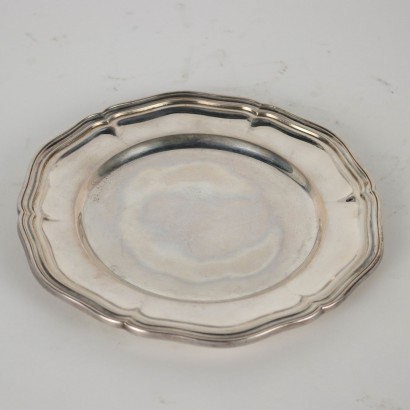 Ensemble de 12 Soucoupes Manifacture Ricci Argent Italie XX Siècle