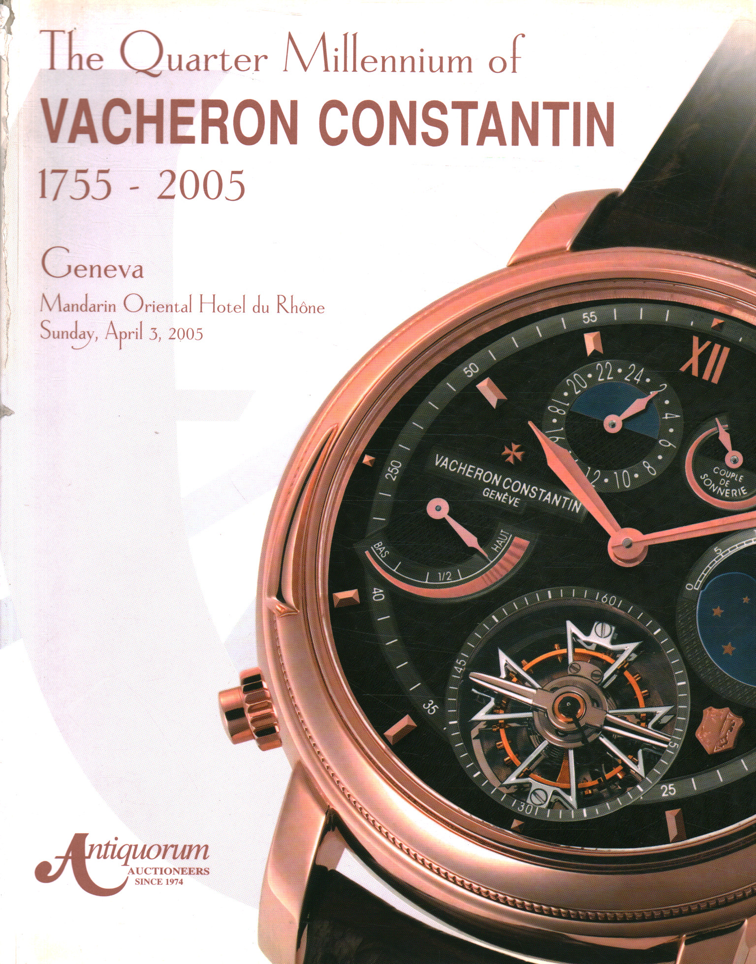 The quarter millennium of Vacheron Const