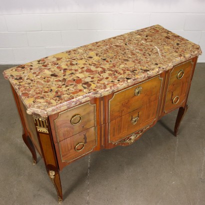 Commode Néoclassique Chêne France XVIII Siècle