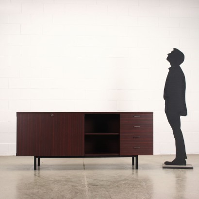 Buffet Laminé Métal Italie Années 1960