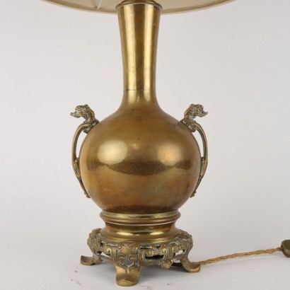 Bronze Baluster Vase Mounted to Lamp Bronze - France XX Century