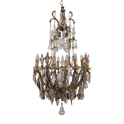 Chandelier Glass Italy XX Century