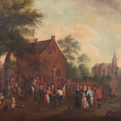 arte, arte italiano, pintura italiana antigua,David Teniers III atribuido a ,Día de fiesta en el pueblo,David Teniers III,David Teniers III,David Teniers III,David Teniers III,David Teniers III,David Teniers III,David Teniers III